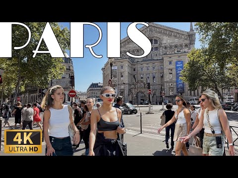 [🇫🇷Paris France 4K 120FPS Walking Tour] Paris Summer Walk  08/SEPTEMBER/2025