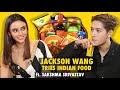 JACKSON WANG Tries Indian Food Khakra Chaas Thumbs Up And More Ft Sakshma
