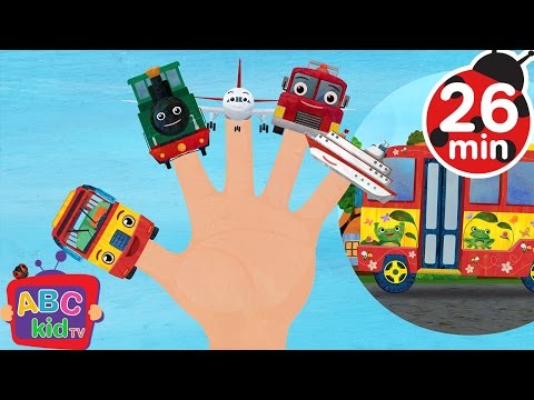 Finger Family Vehicles (2D) | +More Nursery Rhymes & Kids Songs - CoCoMelon
