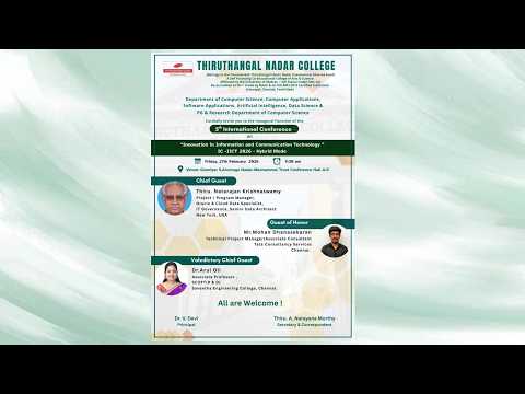 Inaugural - 5th International Conference on "Innovation in Information and Communication Technology"