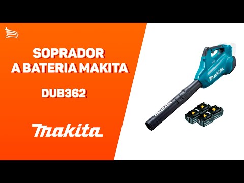 Soprador 18V 6 Velocidades com 4 Baterias 18V 5.0 Ah - Video