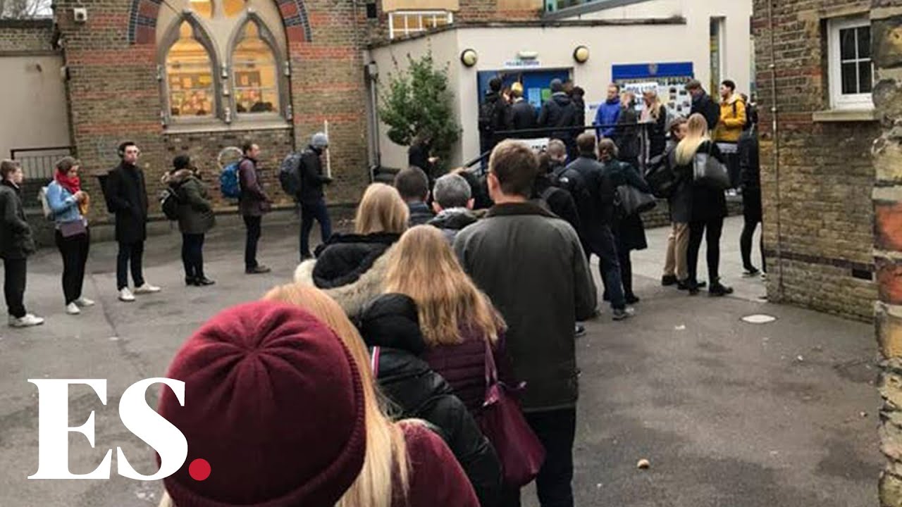 General Election 2019: huge London turnout as voters queue 'for 35 mins' to cast their ballot