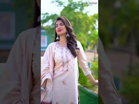 Pink Mirror Poetry Silk Wholesale Readymade Suits Catalog – product video thumbnail