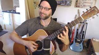 Bibio - Lovers Carvings (Guitar lesson)