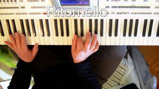 A Me Piace &#39;O Blues - Pino Daniele TUTORIAL Per E.Piano alla guarda e suoni