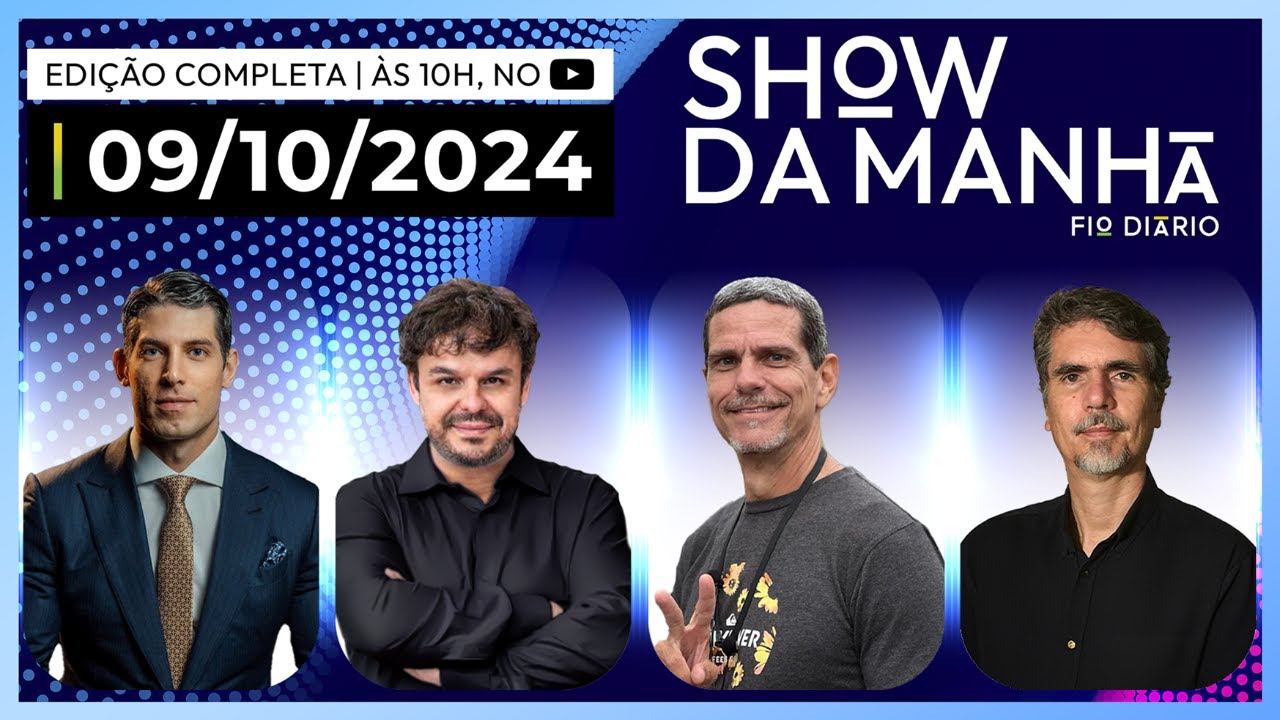 SHOW DA MANHÃ - MARCO ANTÔNIO COSTA, ADRILLES, DIDI RED PILL E EDUARDO VIEIRA - 09/10/2024