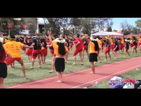 vídeo oficial récord mundial ori tahiti México I ke kani ana pahu marzo.