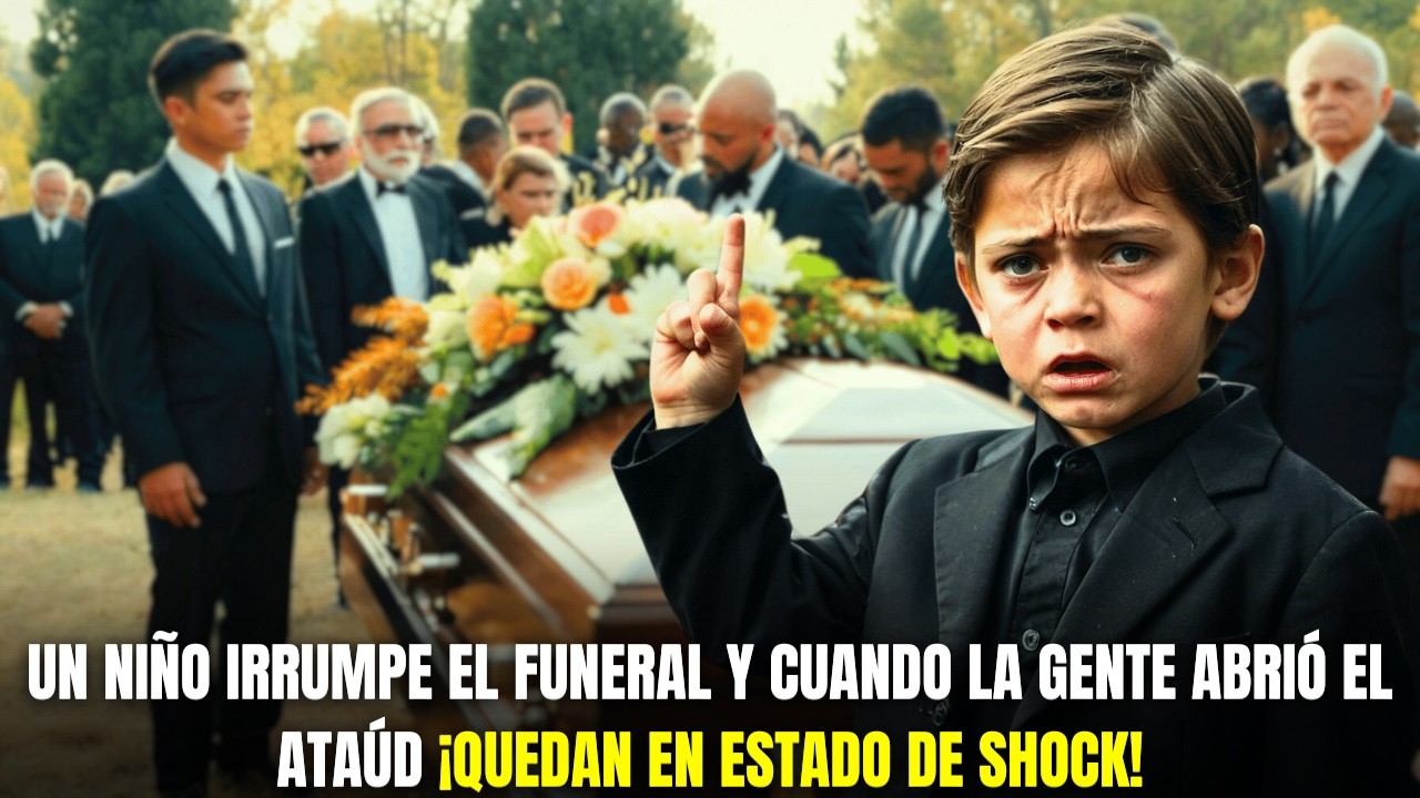 NIÑO IRRUMPE EL FUNERAL Y DEJA A TODOS ¡EN SHOCK!