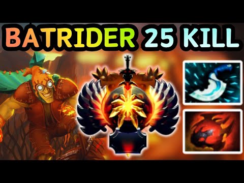 🔥 BATRIDER MID 25 KILL FARMING ENEMIES | DOTA 2 GAMEPLAY 🔥