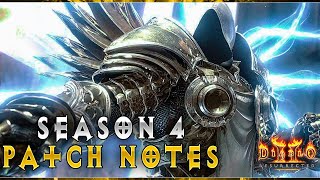 Diablo 2 Resurrected Season 4 Patch Notes - Small Changes With a BIG IMPACT !!!