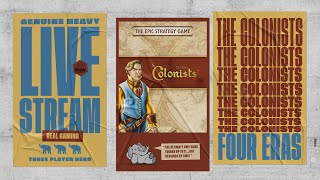 The Colonists (Revisited) -  2p Play-through, & Roundtable Discussion by Heavy Cardboard
