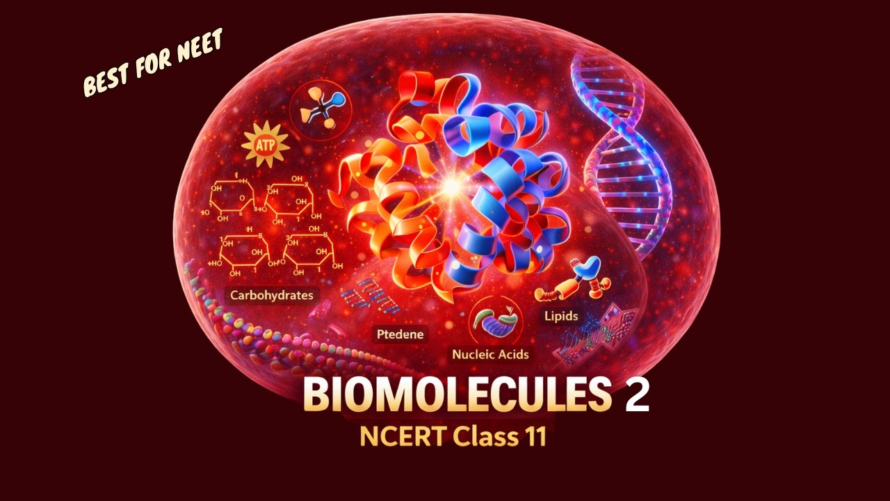 CBSE Class 11 Biology || Biomolecules  Part -2 || Full Chapter || By Shiksha House