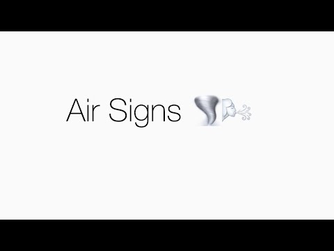 Air signs- Fighting for commitment and stability