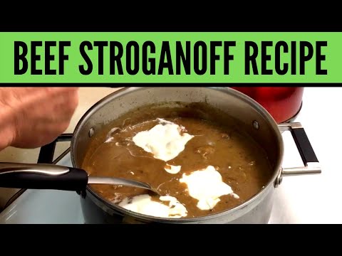 Beef Stroganoff With Mushrooms - Beef Stroganoff Recipe