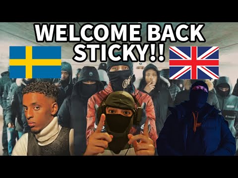 STICKY FRESH HOME!! UK REACTION 🇬🇧 🇸🇪 23, YASIN & STICKY | SWEDISH RAP w/ ENGLISH SUBTITLES!