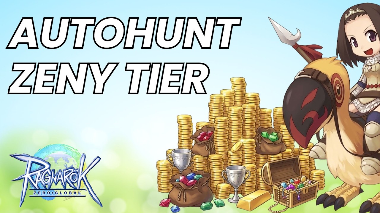 RAW ZENY autohunting spots tier list - Ragnarok Zero Global