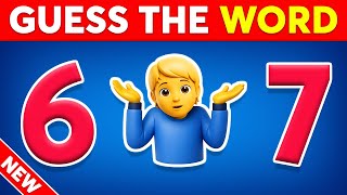 Guess the WORD by Emoji? 🤔✅ 67 Words | Ultimate Emoji Quiz