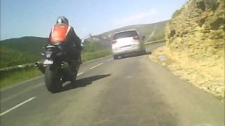 preview picture of video 'balade moto du BRETAGNE HAYABUSA l'arrivée à Meyrueis.wmv'