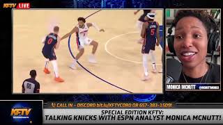 MSG's Monica McNutt Reacts To The Knicks Controversial Ending vs. The Pistons