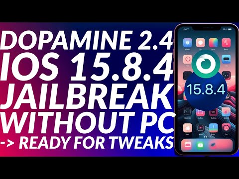 Jailbreak iOS 15.8.4 | No PC | Dopamine 15.8.4 Jailbreak | Jailbreak 15.8.4 Dopamine 2.4 |Full Guide