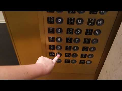 STRANGE Otis Traction Elevators at SunTrust Plaza, Chattanooga, TN