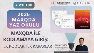 MAXQDA ile Kodlamaya Giriş: İlk Kodlar, İlk Kararlar | 2026 Yaz Okulu 