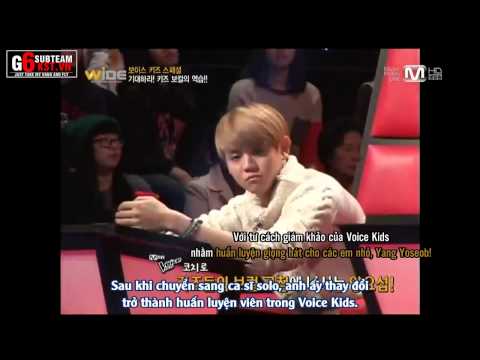 [Vietsub] 130104 Mnet Wide Voice Kids special Yoseob inteview cut by G6subteam@KST.vn