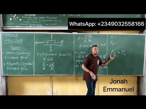 Friction | Types of Friction | Full jamb tutorial class (JAMB/PUTME) #jamb #excellenceacademy