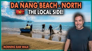 Walking North Da Nang Beach: The REAL Local Side (Not Touristy)