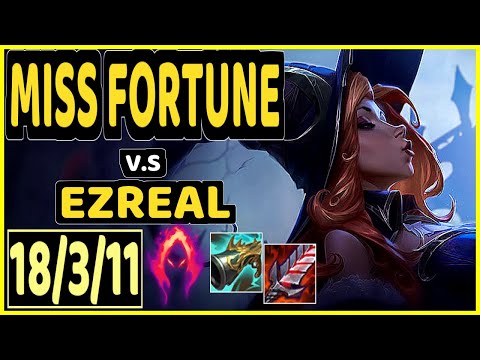 INNAXE (MISS FORTUNE) vs EZREAL - 18/3/11 KDA BOTTOM ADC GAMEPLAY - EUW Ranked DIAMOND