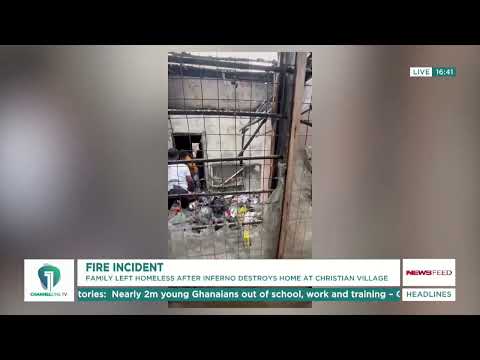 Electrical Fault Suspected as Fire Destroys Home at Tema Christian Village