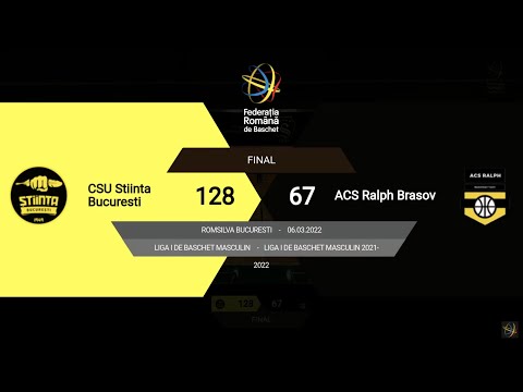 L1BM 2021-2022: CSU Știința București - Ralph Brașov