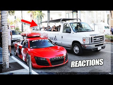 How People React to Airing out a Bagged R8 in Beverly Hills [Ultra Roadtrip Ep.7]