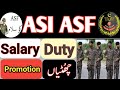 Asf Asi All Information Airports Security Force Assistant Sub Inspector Salary Duty Promotion