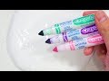 Satisfying Slime Coloring With Pastel Crayola Markers