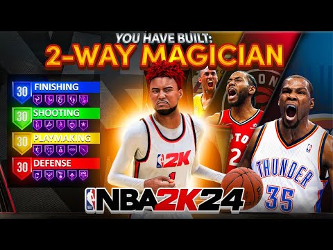 NEW "2-WAY MAGICIAN" BUILD IS THE BEST BUILD ON NBA2K24 - THIS GUARD BUILD NEEDS TO BE PATCHED!