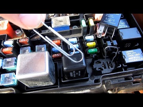 Engage AC Compressor Clutch with a Paperclip on Relay | How to Fix Bypass Won't Engage | Jump Relay