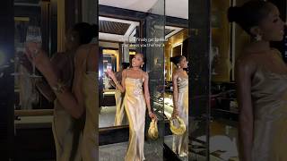 Thrifted OOTD for dinner in Cancun 🥂#thriftdinds #vacationoutfits  #fashion