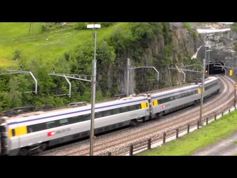 ETR 470. FS.  SBUCA DALLA GALLERIA : WASSEN (CH) 2 - 6 - 2014.