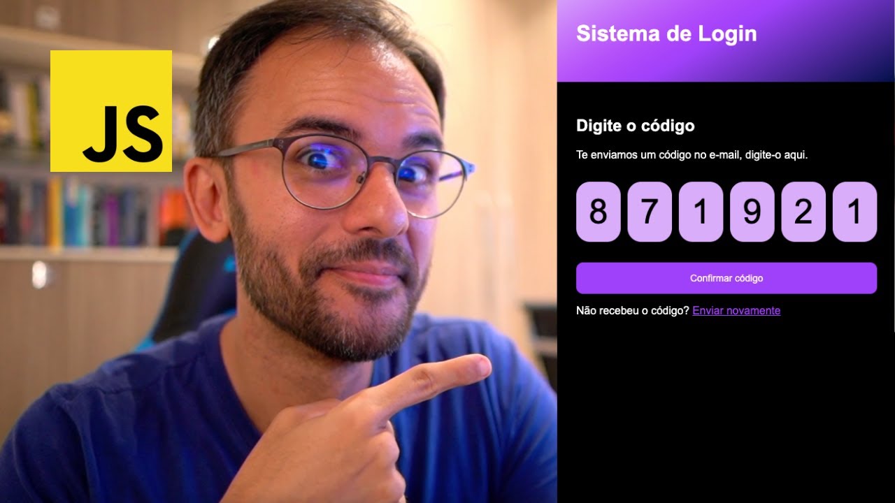 Tela de Login com OTP (One-time password) com Javascript