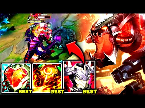 CHOGATH TOP BUT I HAVE 10,000 HP AND MY (R) IS BROKEN (AMAZING) - S13 Chogath TOP Gameplay Guide