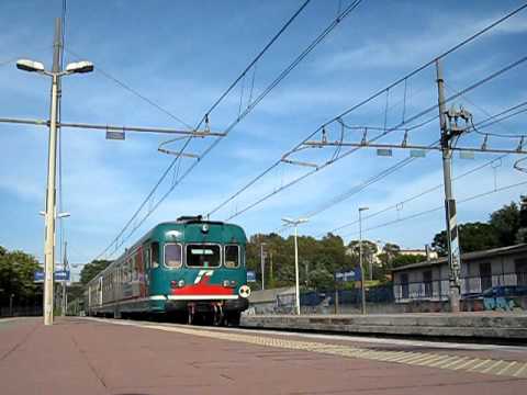 Invio Treno Ultrasuoni Galileo RFI (ALn668.3173 + Ln668.1408) Civitavecchia - Roma Tni