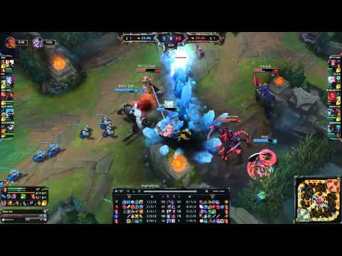 SKT T1 Faker   LeBlanc vs Pantheon   KR LOL SoloQ Highlights