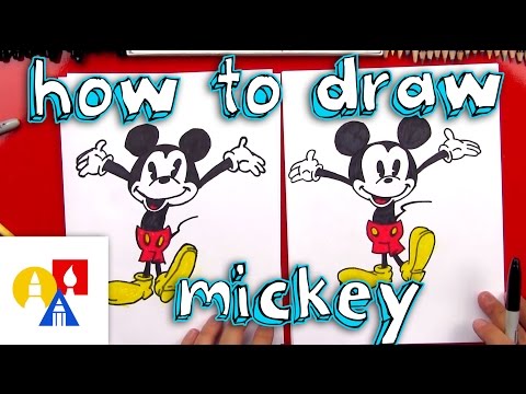How To Draw Mickey Mouse + New Art Giveaway!