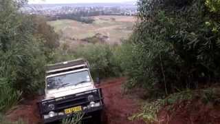 preview picture of video 'CLRC Helderberg 4x4 Outing July 2014 - Patrick going up the hill'