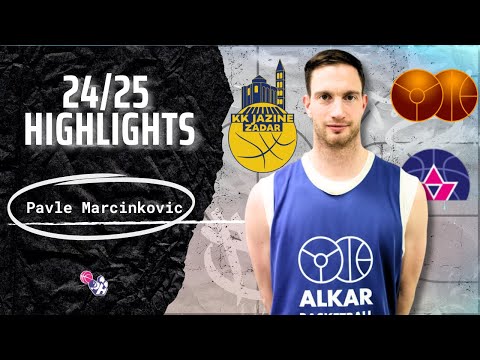 Pavle Marcinkovic Highlights 2024/25|| Croatia A1 League/Premijer Liga || KK Jazine & KK Alkar Sinj