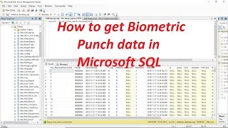 How to get only Realtime Device Punches Data in SQL?