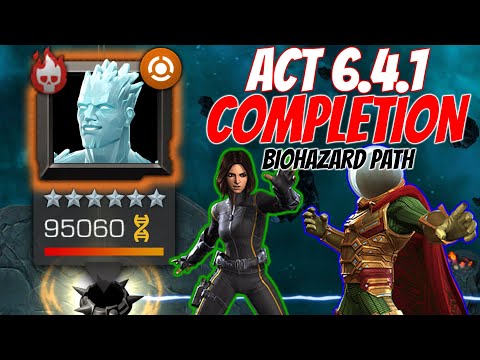 ACT 6.4.1 ICEMAN BOSS! BIOHAZARD PATH! - MARVEL CONTEST OF CHAMPIONS