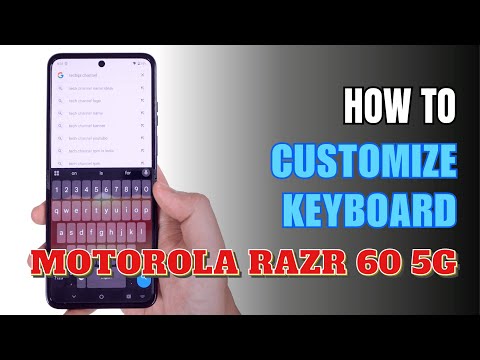How to customize Keyboard on Motorola Razr 60 5G