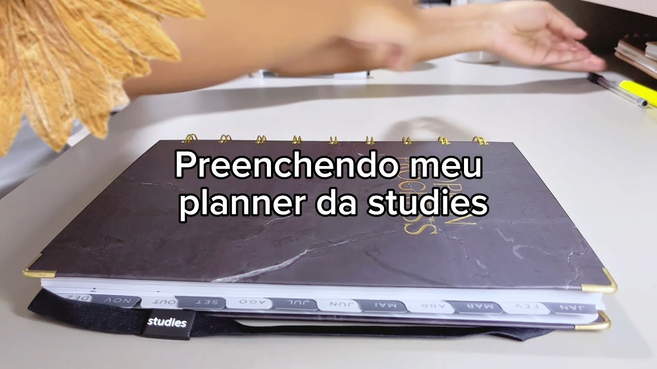 Preenchendo meu planner 2025 da studies